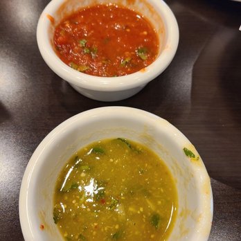 Dos Salsas - Red and Green salsa - pass the flavor please, its missing. - Tex-Mex Near Me - Austin, Texas