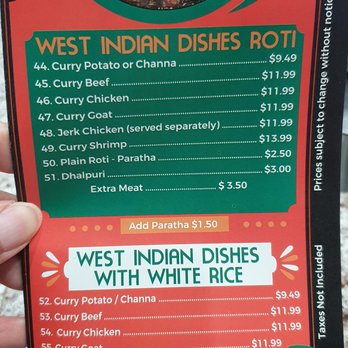 Caribbean Sunset - a menu for west indian dishes - Caribbean Near Me - Mississauga, Ontario Caribbean Sunset - a menu for west indian dishes - Caribbean Near Me - Mississauga, Ontario