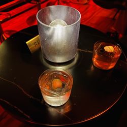 Miami Sound Bar - Platinum Negroni & piggyback old fashioned