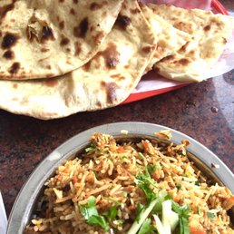 Chicken Biryani with naan