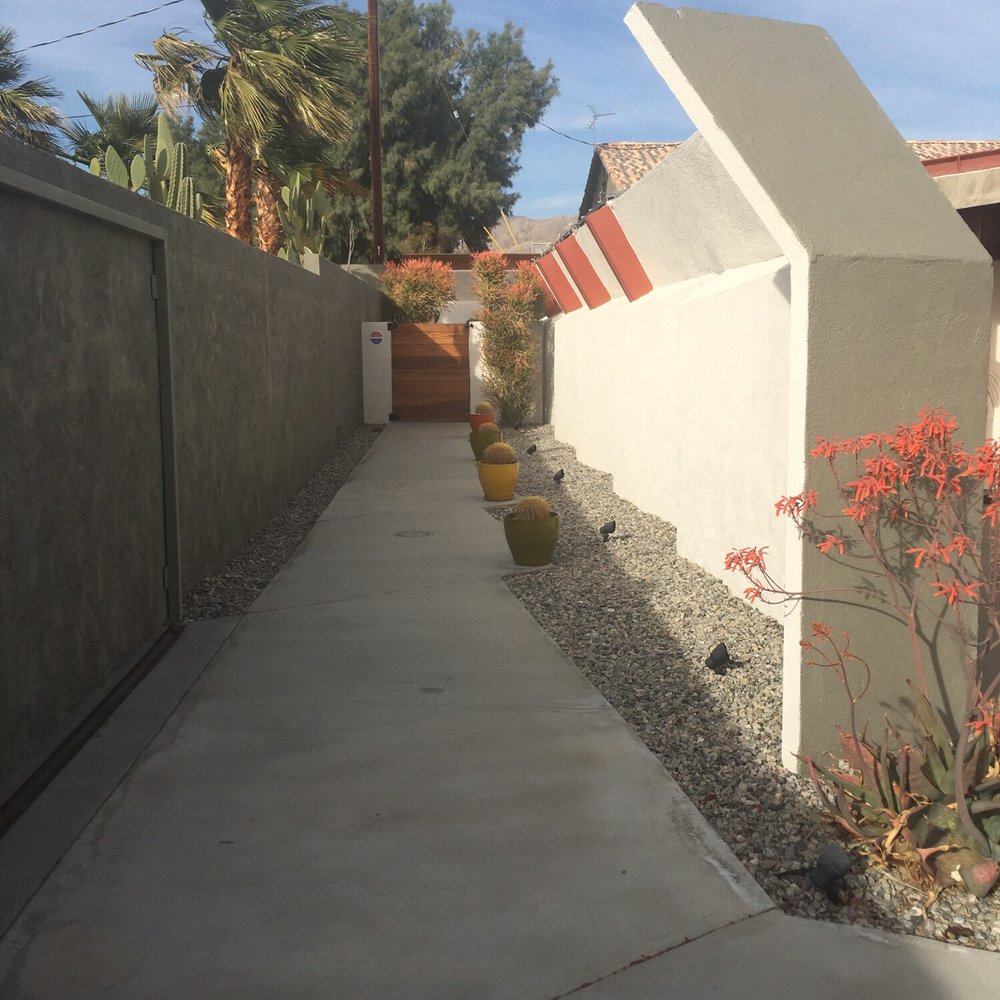 The Lautner Compound - Leading to the salt water plunge pool - Hotels Near Me - Desert Hot Springs, California The Lautner Compound - Leading to the salt water plunge pool - Hotels Near Me - Desert Hot Springs, California