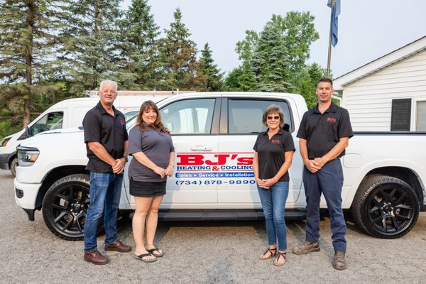 BJ's Heating & Cooling Logo