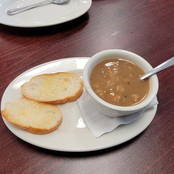 Dan's Poboys and Seafood - Gumbo with bread - Seafood Near Me - Diamondhead, Mississippi Dan's Poboys and Seafood - Gumbo with bread - Seafood Near Me - Diamondhead, Mississippi