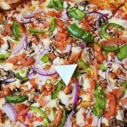Veggie pizza (removed olives)