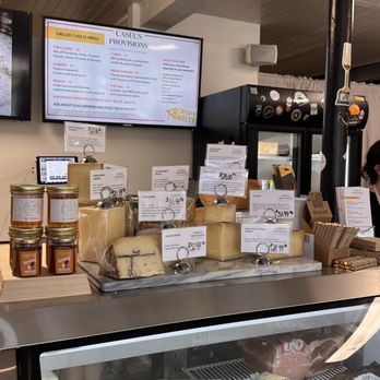 Caseus Provisions - a display of cheeses for sale - Cheese Shops Near Me - Wallingford, Connecticut