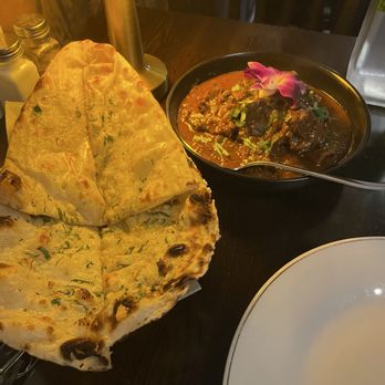 Angar Indian Kitchen - Goat Kosha and Garlic Naan - Indian Near Me - Kent, Washington Angar Indian Kitchen - Goat Kosha and Garlic Naan - Indian Near Me - Kent, Washington