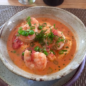 Husk - Shrimp and grits. - American Near Me - Charleston, South Carolina Husk - Shrimp and grits. - American Near Me - Charleston, South Carolina