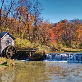 Hyde’s Mill - The mill in October - Landmarks & Historical Buildings Near Me - Ridgeway, Wisconsin