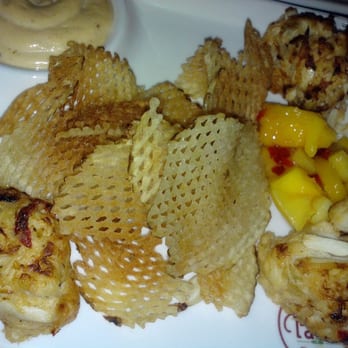 The Palm - Washington, D.C - HH:$3.50 Mini crab cakes w/ potato chip and mango salsa - Steakhouses Near Me - Washington, DC, District of Columbia The Palm - Washington, D.C - HH:$3.50 Mini crab cakes w/ potato chip and mango salsa - Steakhouses Near Me - Washington, DC, District of Columbia