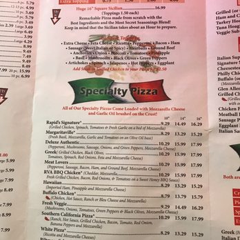 Rapid Pizza - Menu page 2 - Italian Near Me - Glen Allen, Virginia Rapid Pizza - Menu page 2 - Italian Near Me - Glen Allen, Virginia