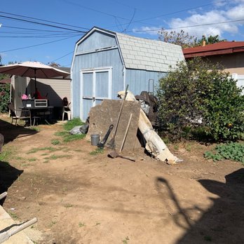 Heights Landscape - Before pic. - Tree Services Near Me