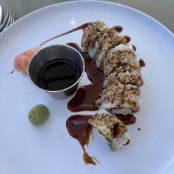 California Roll minus two pieces I ate before taking the photo.