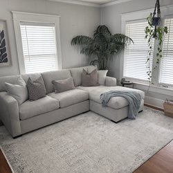 Rooms To Go - Cindy Crawford soda with chaise lounge