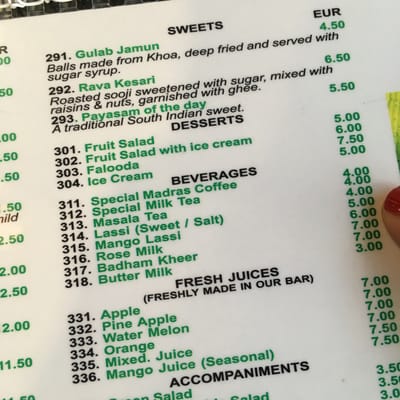 Menu photo 8 Saravanaa Bhavan Amsterdam, NH