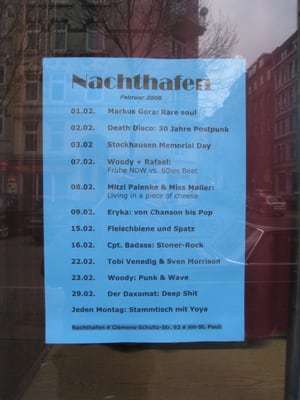 Menu photo 2 Nachthafen Hamburg, HH Menu photo 2 Nachthafen Hamburg, HH