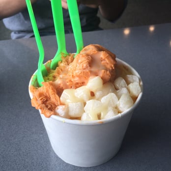 Salju Dessert - Thai tea with Mochi and condensed milk - Desserts Near Me - Alhambra, California