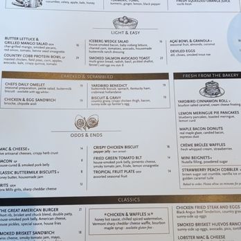 Yardbird - Menu - Southern Near Me - Dallas, Texas