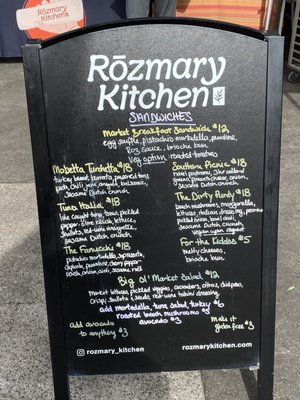 Menu photo 1 Rōzmary Kitchen Mountain View, CA