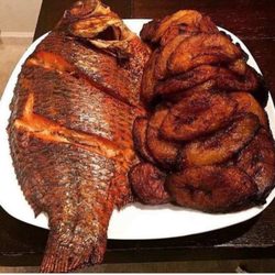 Beulah Cakes And Pastries Catering And Rental Services - Fried Plantains and grilled fish