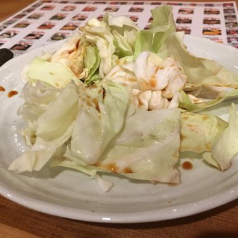 Carp Dori - Cabbage with shoyu(?). They serve this to you for free at the beginning of ur meal - Izakaya Near Me - Honolulu, Hawaii Carp Dori - Cabbage with shoyu(?). They serve this to you for free at the beginning of ur meal - Izakaya Near Me - Honolulu, Hawaii