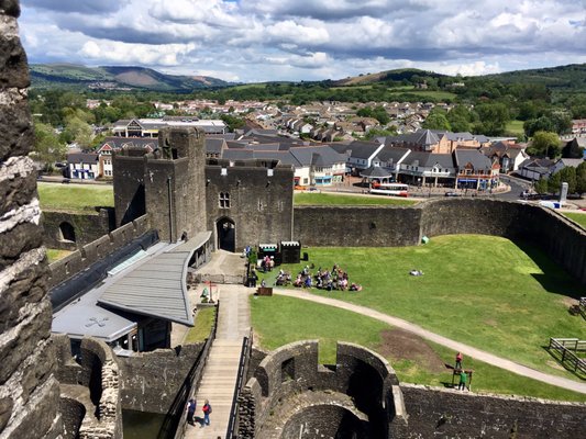 Caerphilly Castle by null