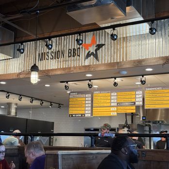 Mission BBQ - My husband's name was called so he went to get our food at the counter. - Barbeque Near Me - Henderson, Nevada