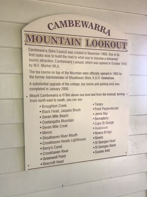 Menu photo 5 Cambewarra Mountain Lookout Beaumont, NSW