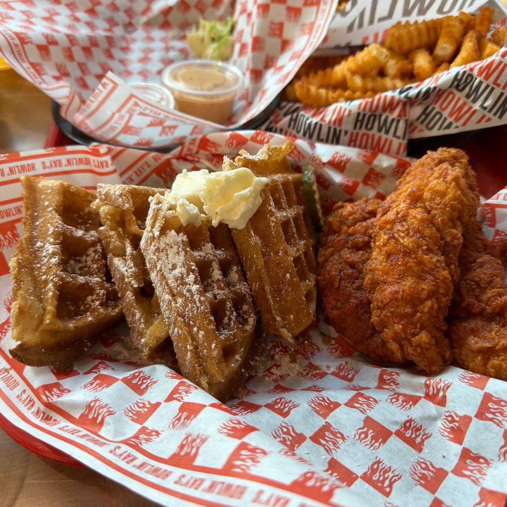 Howlin' Ray's - Chicken and Waffles only served Weekends - Southern Near Me - Pasadena, California Howlin' Ray's - Chicken and Waffles only served Weekends - Southern Near Me - Pasadena, California