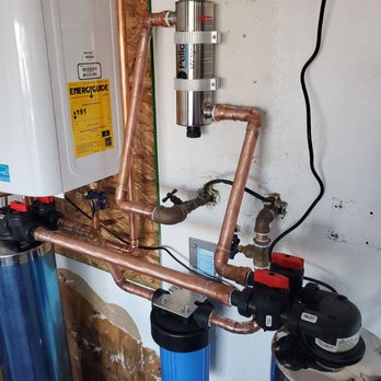 A Better Plumbing - Awesome piping work on the manifold for the filtration system - Plumbing Near Me