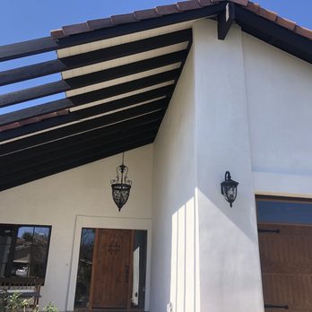 Valley Builders And Remodeling - Exterior update: New wood beams windows and smooth stucco. - General Contractors Near Me - Los Angeles, California