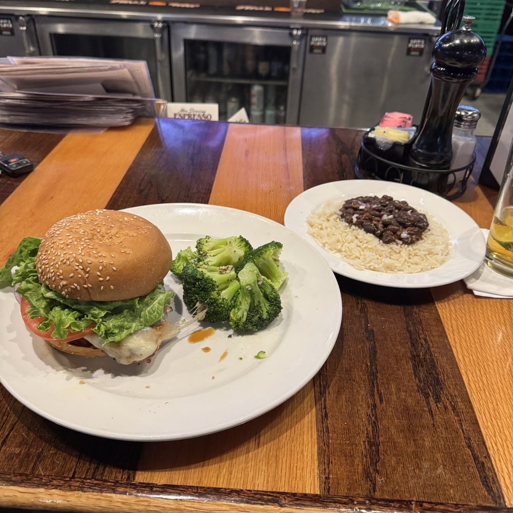 Sam's Place - "Grilled Chicken sandwich with Black Beans & Rice" - Sports Bars Near Me - Hendersonville, Tennessee Sam's Place - "Grilled Chicken sandwich with Black Beans & Rice" - Sports Bars Near Me - Hendersonville, Tennessee