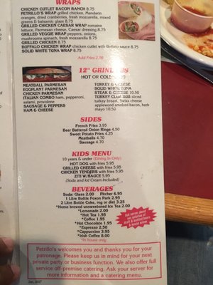 Menu photo 1 Petrillo's Pizza Madison, CT Menu photo 1 Petrillo's Pizza Madison, CT
