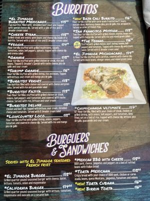 Menu photo 5 Jimador Columbia, SC