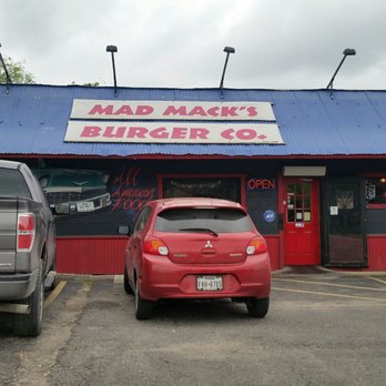 Mad Mack's Burger - The curb view of the restaurant. - Burgers Near Me - San Antonio, Texas