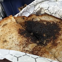 Burnt sandwich