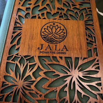 Jala Indian Cuisine - Beautiful menu - Indian Near Me - Winter Park, Florida
