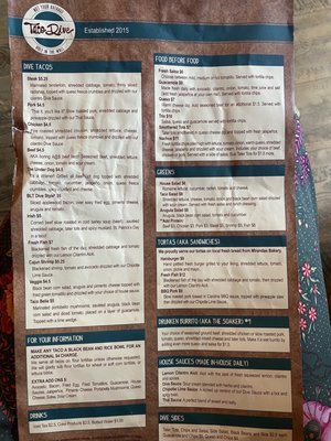 Menu photo 2 Taco Dive Port Saint Lucie, FL Menu photo 2 Taco Dive Port Saint Lucie, FL