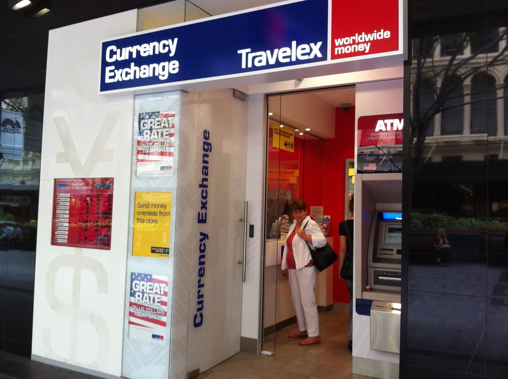 TRAVELEX The Myer Centre, Brisbane Queensland, Australia Currency