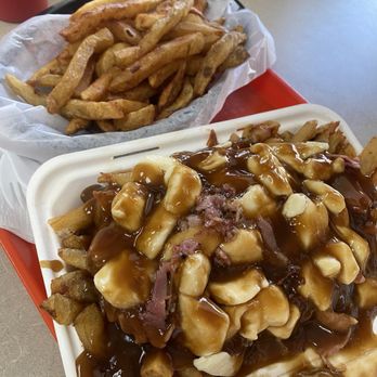 Anny's Dairy Bar - Poutine with smoked meat - Canadian (New) Near Me - New Westminster, British Columbia