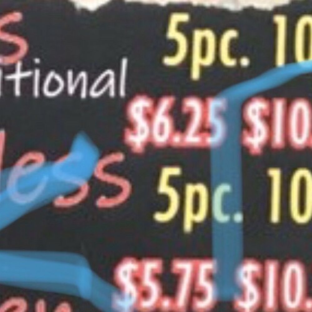 Valley Wings - Pricing is off. 5 piece boneless is less expensive than 5 piece bone-in yet 10 piece is more expensive? Dumb. - Chicken Wings Near Me - Scottsdale, Arizona Valley Wings - Pricing is off. 5 piece boneless is less expensive than 5 piece bone-in yet 10 piece is more expensive? Dumb. - Chicken Wings Near Me - Scottsdale, Arizona