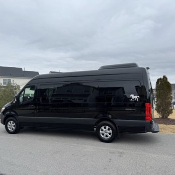 White Horse Transportation - The Mercedes Sprinter Van that picked us up for our evening out on the town. - Limos Near Me - Raleigh, North Carolina White Horse Transportation - The Mercedes Sprinter Van that picked us up for our evening out on the town. - Limos Near Me - Raleigh, North Carolina