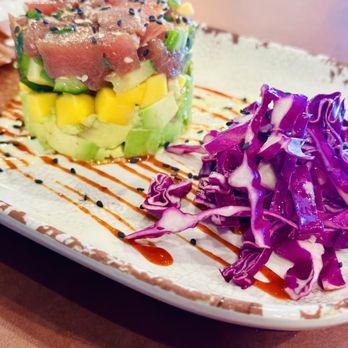 Cold Springs Crossing Bar & Grill - Ahi Tartare - avocado, cucumber, mango, topped with black sesame seed. - Pizza Near Me - Reno, Nevada Cold Springs Crossing Bar & Grill - Ahi Tartare - avocado, cucumber, mango, topped with black sesame seed. - Pizza Near Me - Reno, Nevada