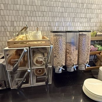 American Express Centurion Lounge - Breakfast offerings - Airport Lounges Near Me - Los Angeles, California