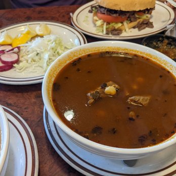 Casa Jimenez - Pozole cocido (rojo). - Mexican Near Me - Whittier, California