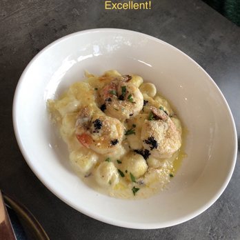 Goen Dining + Bar - Truffle Gnocchi with Garlic Shrimp. Delicious! - Pan Asian Near Me - Kailua, Hawaii