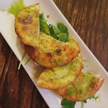 Bang! - Goat cheese dumplings with cilantro sauce - Vegetarian Near Me - Charlottesville, Virginia