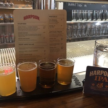 Harpoon Brewery - Grab a Harpoon flight and a pretzel yay! - Breweries Near Me - Windsor, Vermont