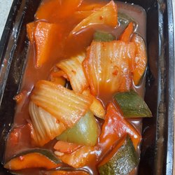 Bei Jing Garden - The cheap vegetables that went in the garbage after picking out the shrimp in the $14.25 notAmazing Shrimp