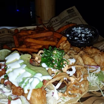 Pacific Catch - Mix and match trio tacos with spicy sweet potato fries - Seafood Near Me - San Mateo, California Pacific Catch - Mix and match trio tacos with spicy sweet potato fries - Seafood Near Me - San Mateo, California