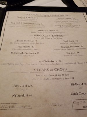 Menu photo 5 LBV Steakhouse New Cumberland, WV Menu photo 5 LBV Steakhouse New Cumberland, WV